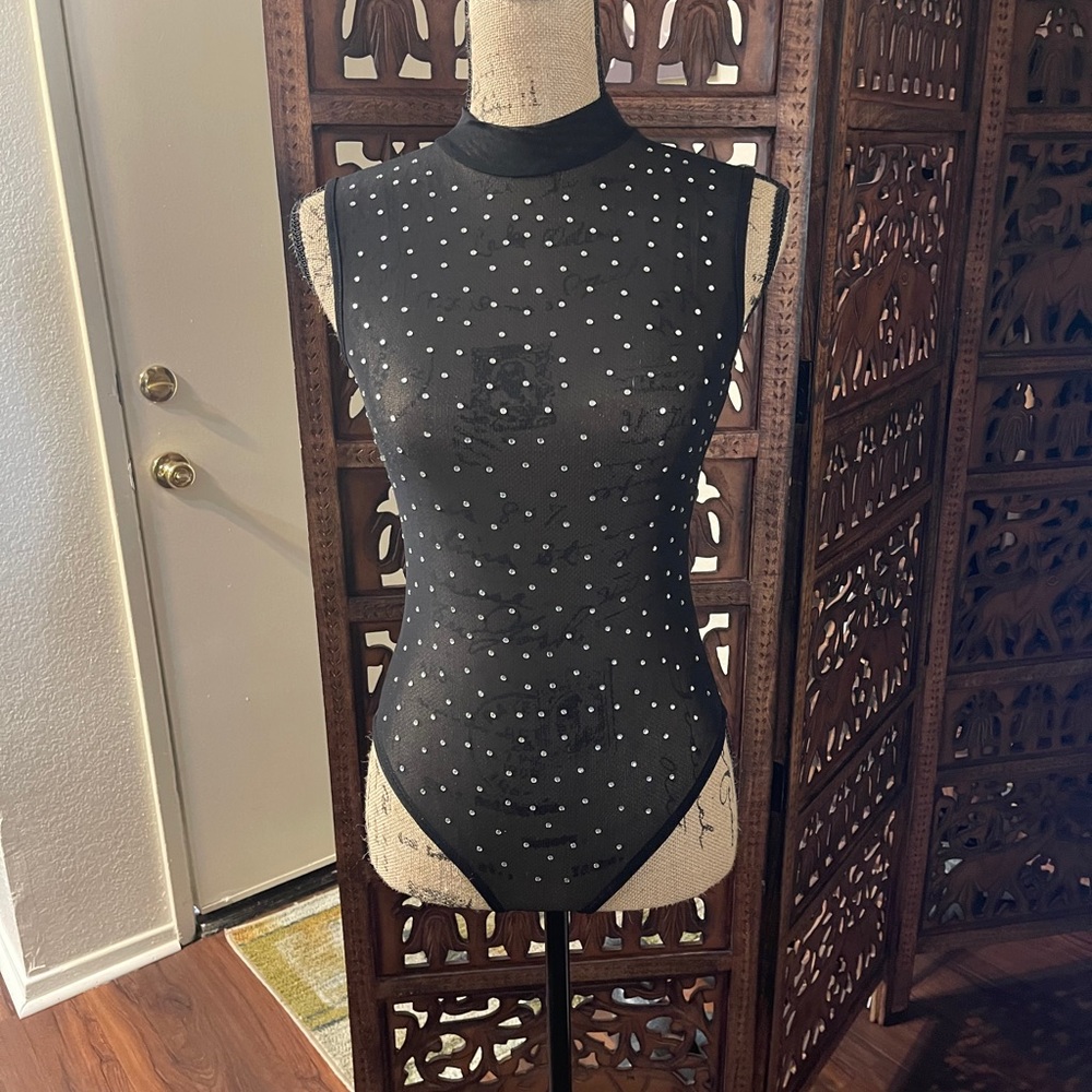 Cotton Candy Black Bodysuit